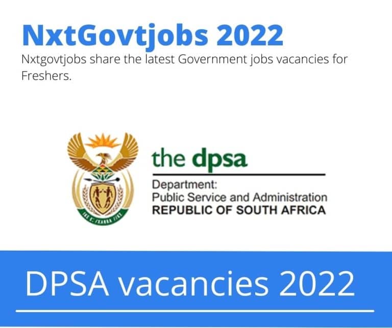 DPSA Cleaners Vacancies in Bisho 2024