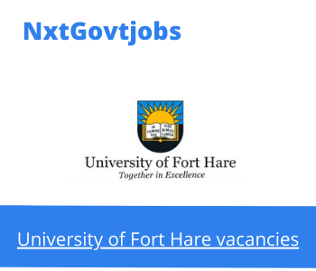 University of Fort Hare Sports Officer Vacancies in East London 2023