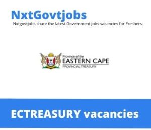 Eastern Cape Department of Provincial Treasury Vacancies 2022 @ectreasury.gov.za