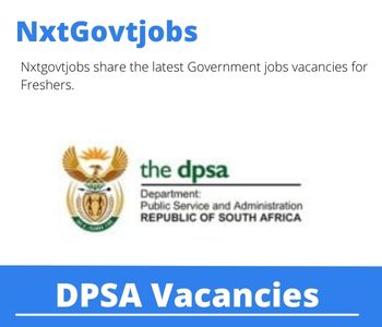 DPSA HR Practitioner Vacancies in Bisho 2023