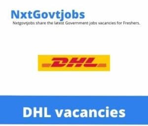 DHL Logistician Vacancies in Uitenhage – Deadline 08 Feb 2024 Fresh Released