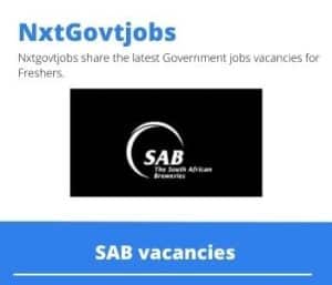 SAB Inventory Clerk Vacancies in Port Elizabeth – Deadline 20 Oct 2023